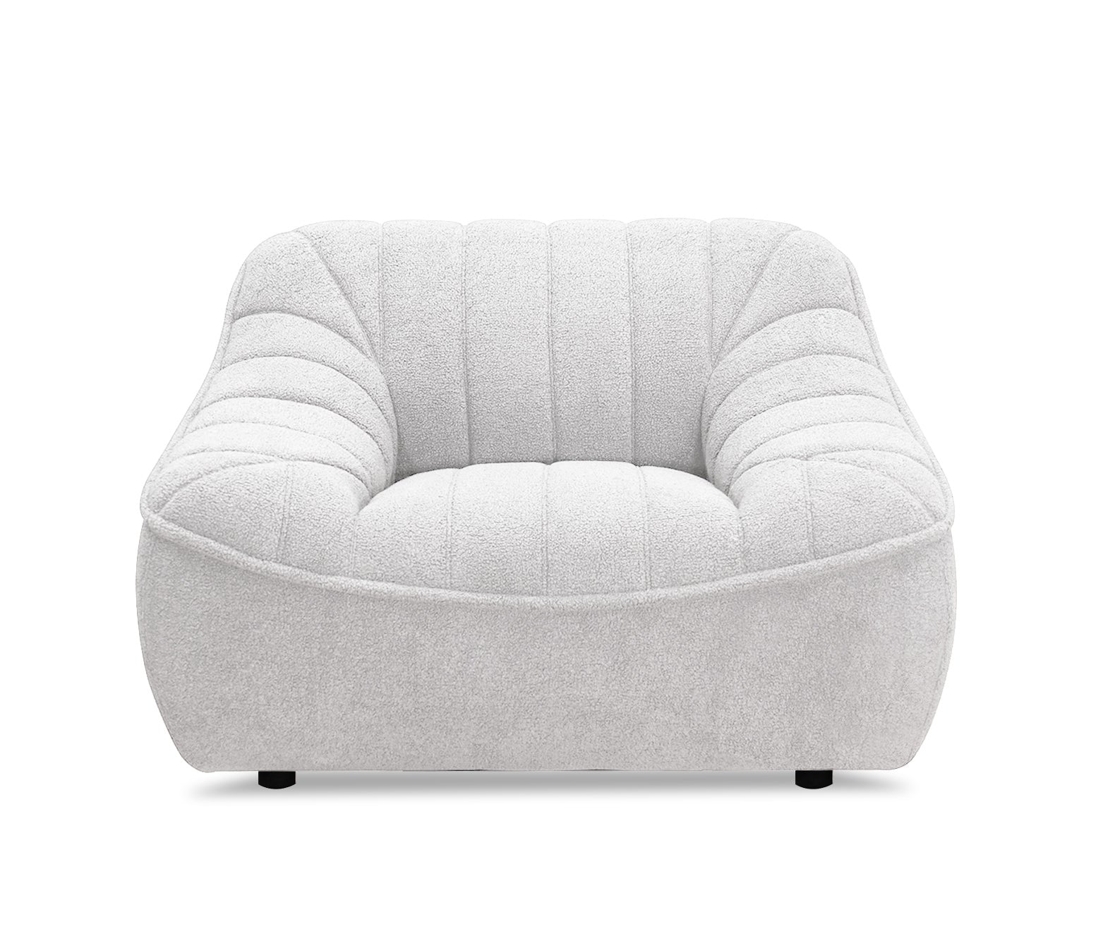 Nest Fabric Chair, White
